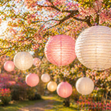 Spring Party Decorating Ideas with Paper Lanterns